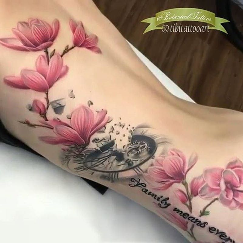 Magnolia Tattoo 180