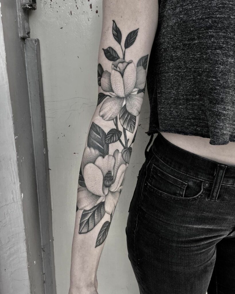 Magnolia Tattoo 20