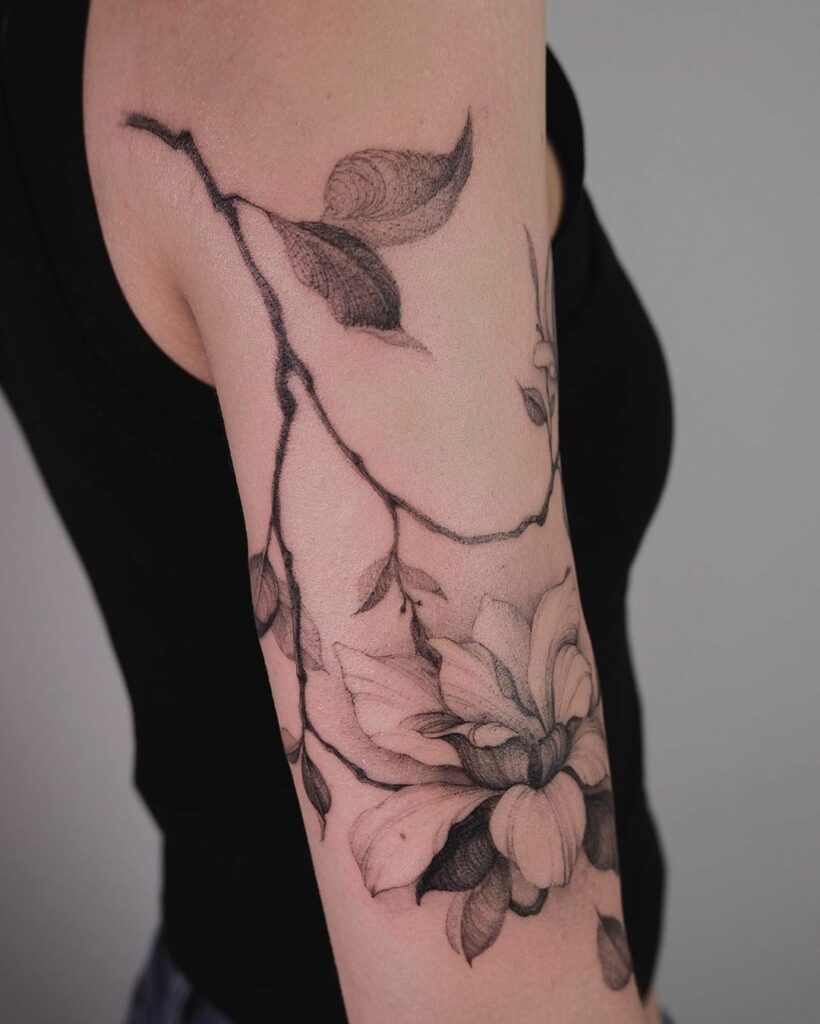 Magnolia Tattoo 62