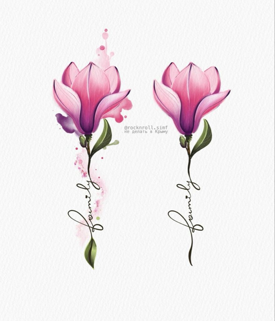 Magnolia Tattoo 75