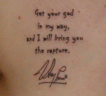 Atheist Tattoo 228