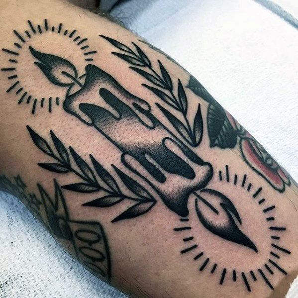 Candle Tattoo 111
