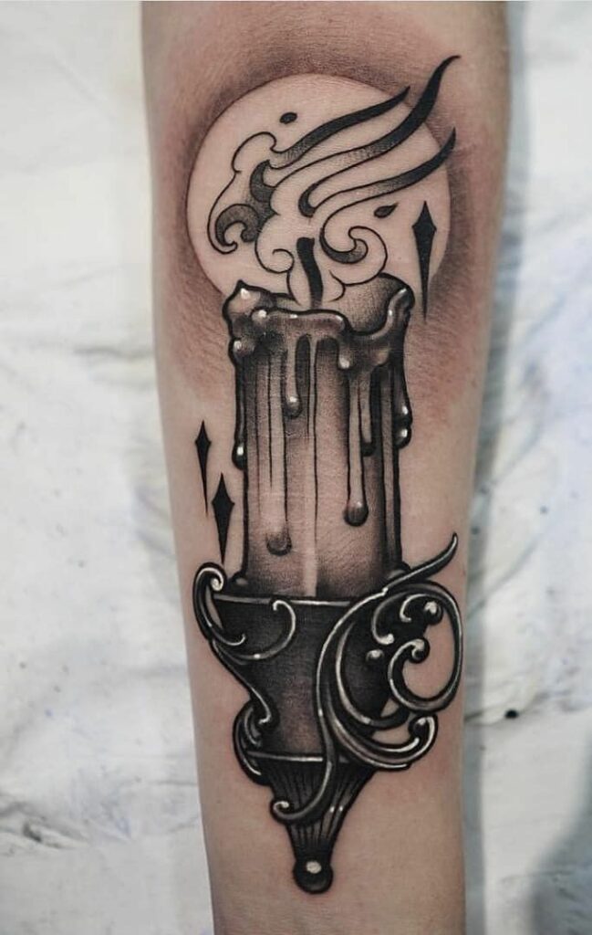 Candle Tattoo 121
