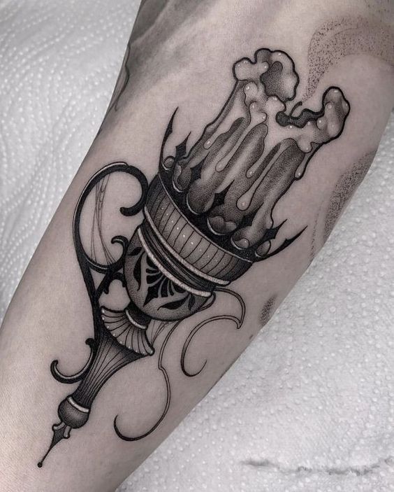 Candle Tattoo 132