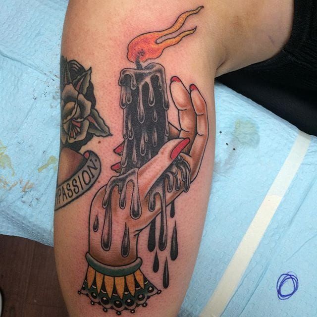 Candle Tattoo 135