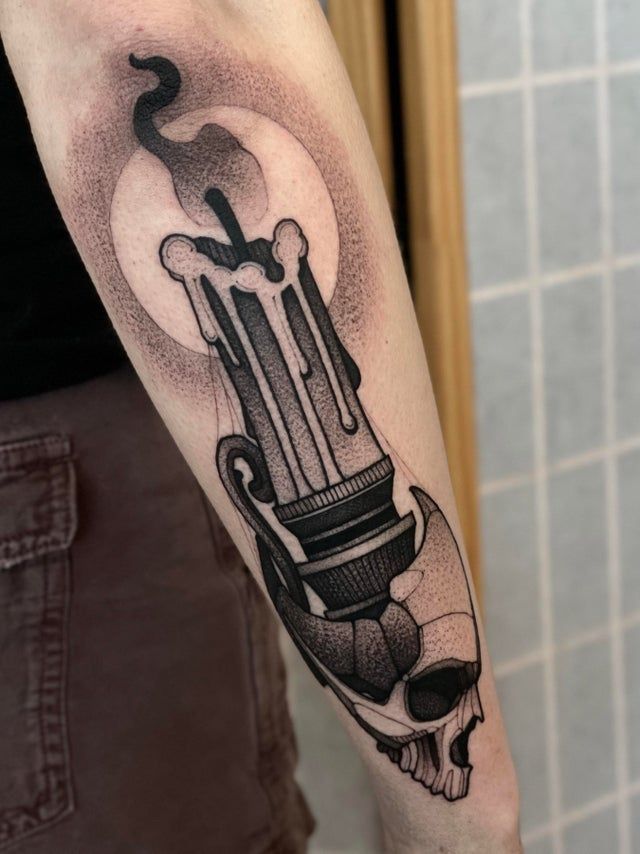 Candle Tattoo 137