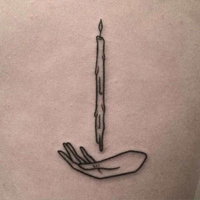 Candle Tattoo 143