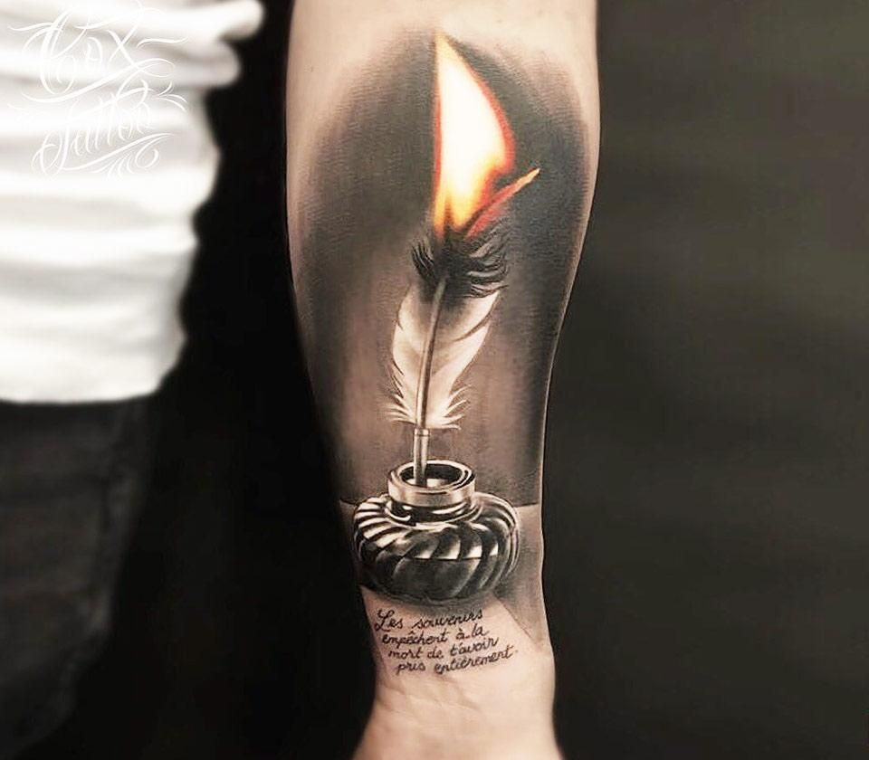 Candle Tattoo 159