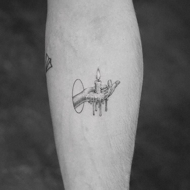 Candle Tattoo 169