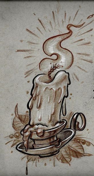 Candle Tattoo 195