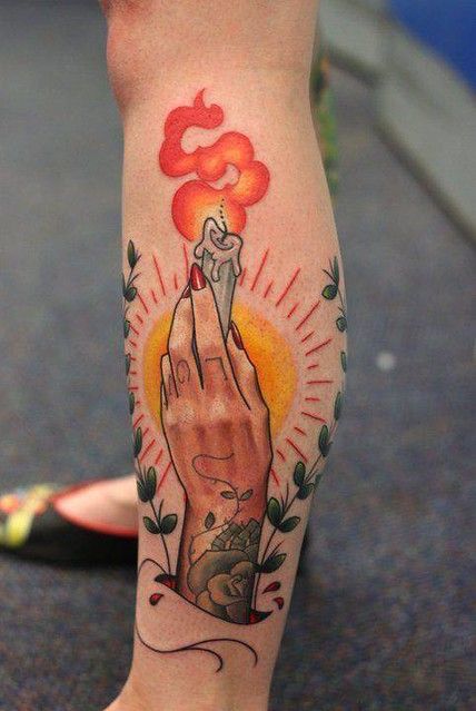 Candle Tattoo 202