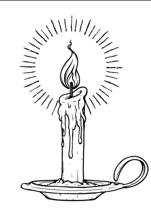 Candle Tattoo 218