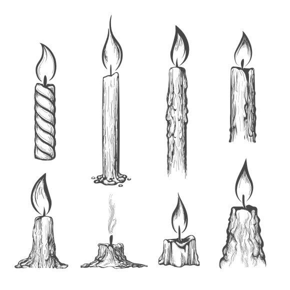 Candle Tattoo 223