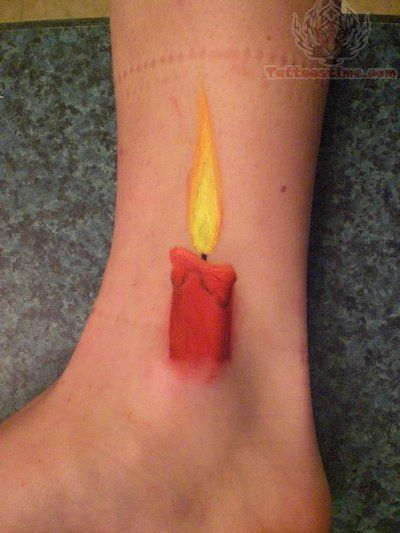 Candle Tattoo 228