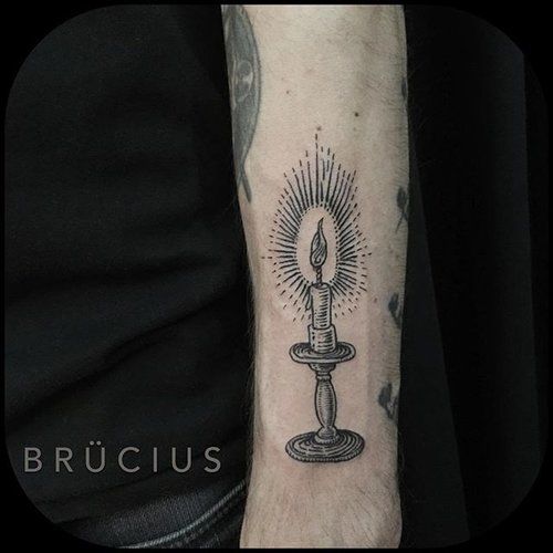 Candle Tattoo 235