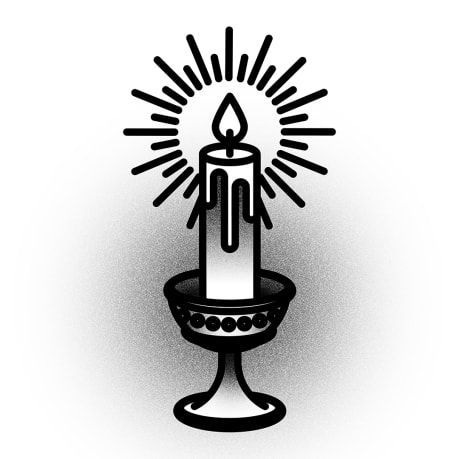 Candle Tattoo 253