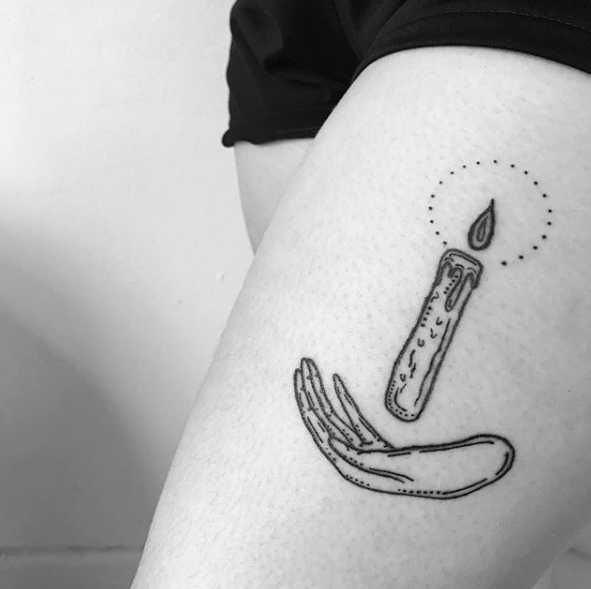 Candle Tattoo 273