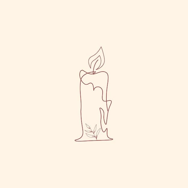 Candle Tattoo 309