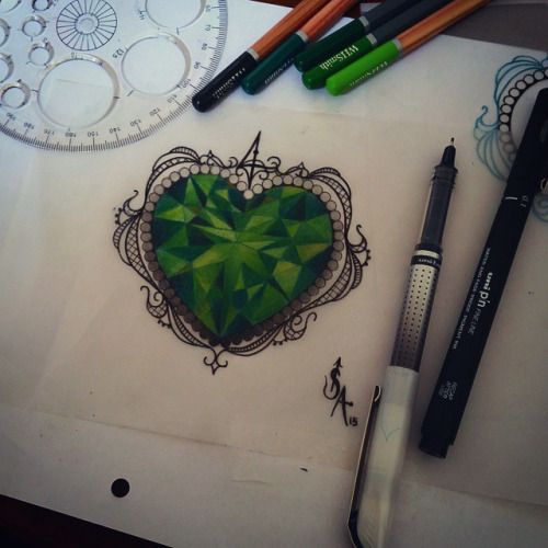 Emerald Tattoo 126