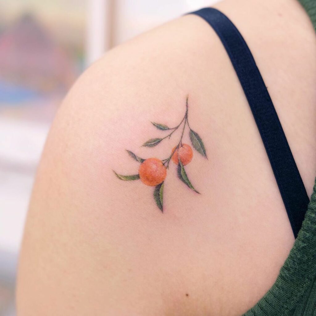 Peach Tattoos 129