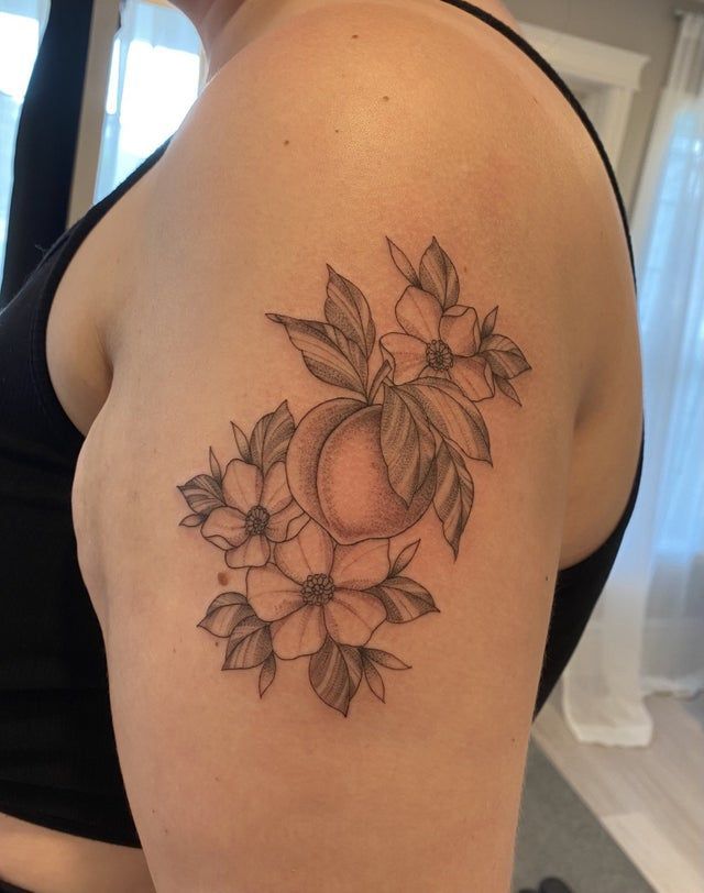 Peach Tattoos 170
