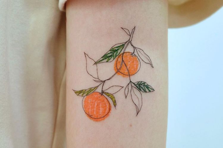Peach Tattoos 227
