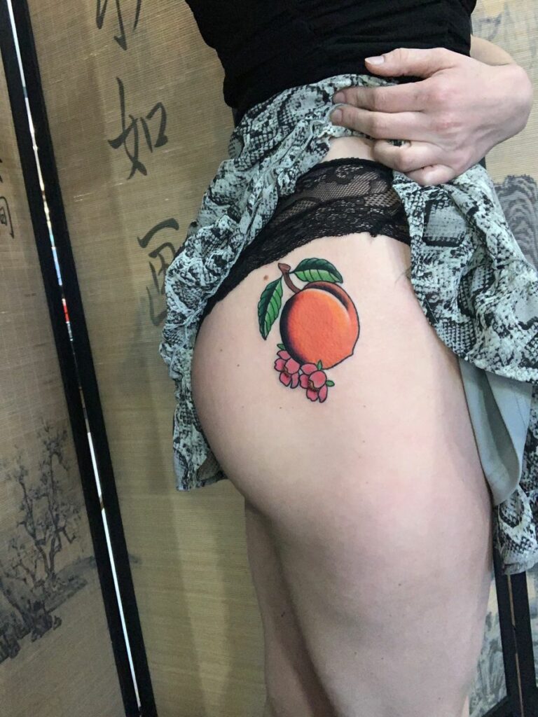 Peach Tattoos 40