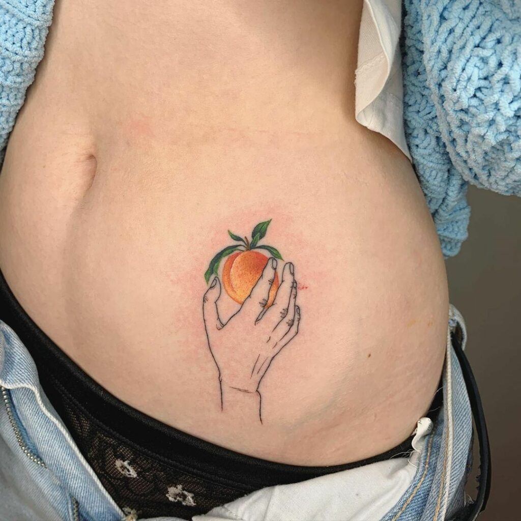 Peach Tattoos 49