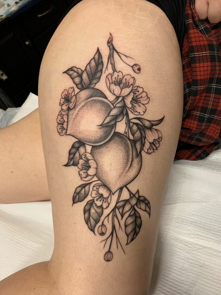 Peach Tattoos 52