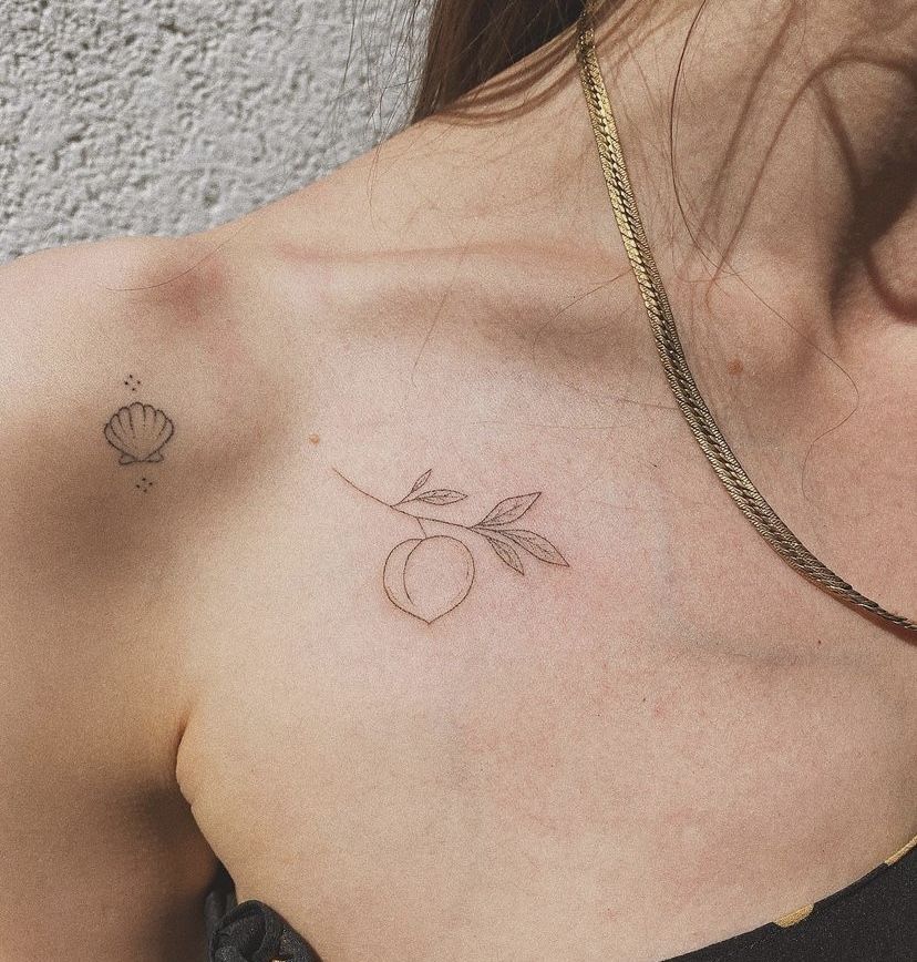 Peach Tattoos 54