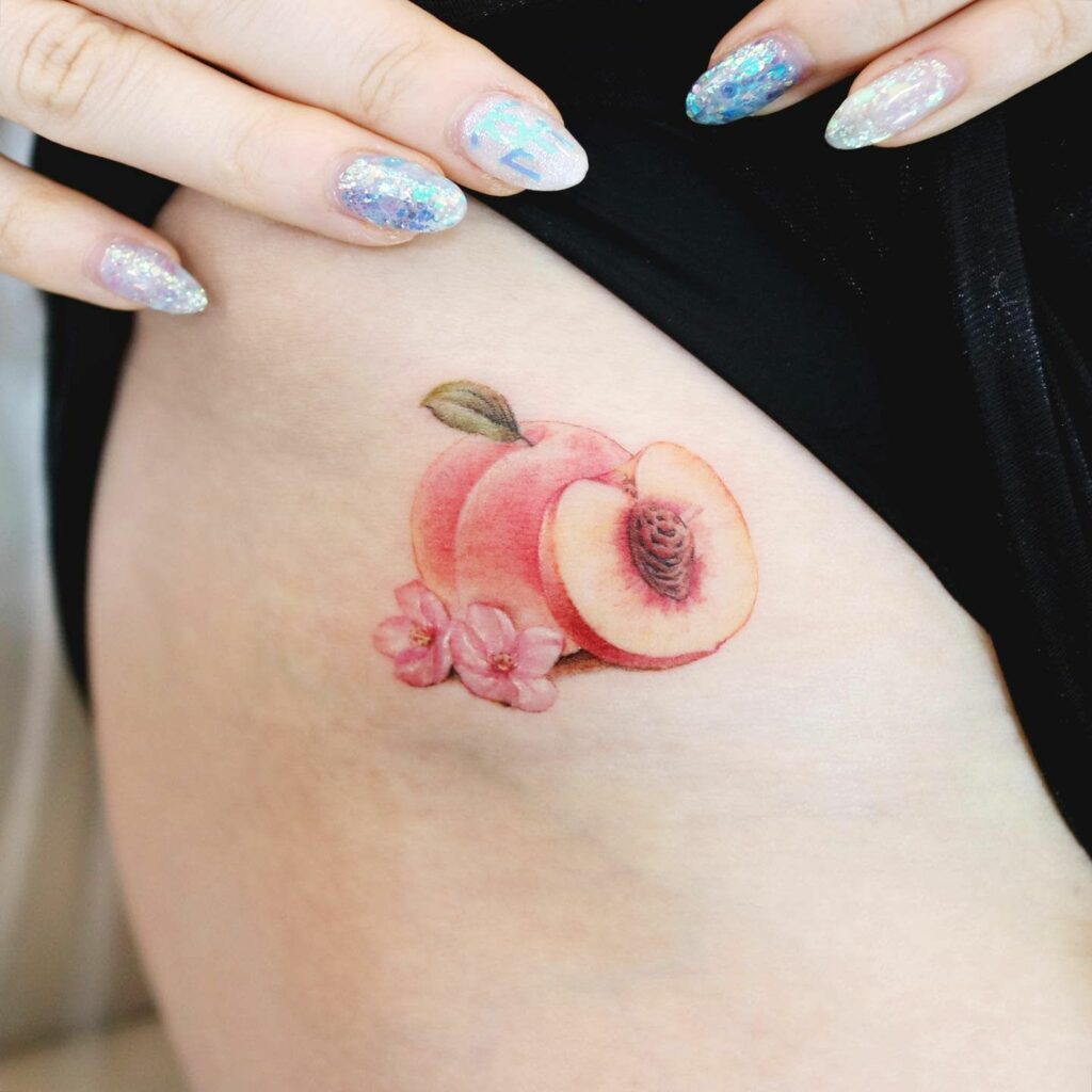 Peach Tattoos 85