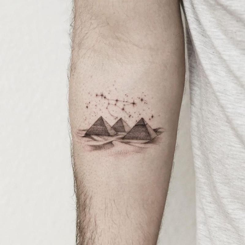 Pyramid Tattoo 113