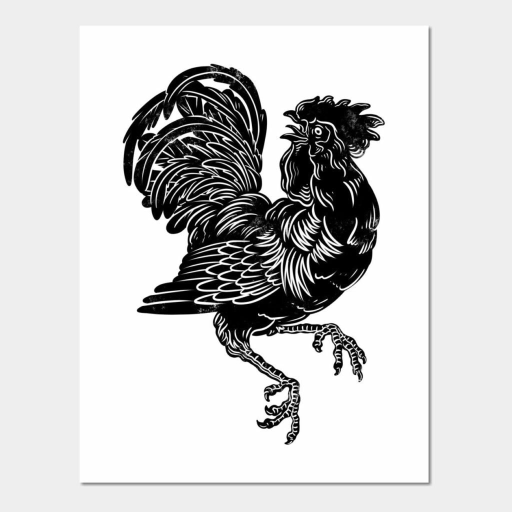 Rooster Tattoo 103