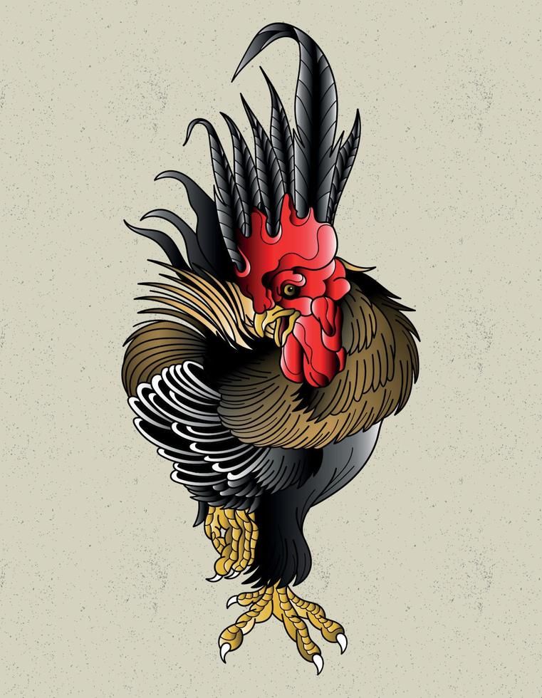 Rooster Tattoo 104