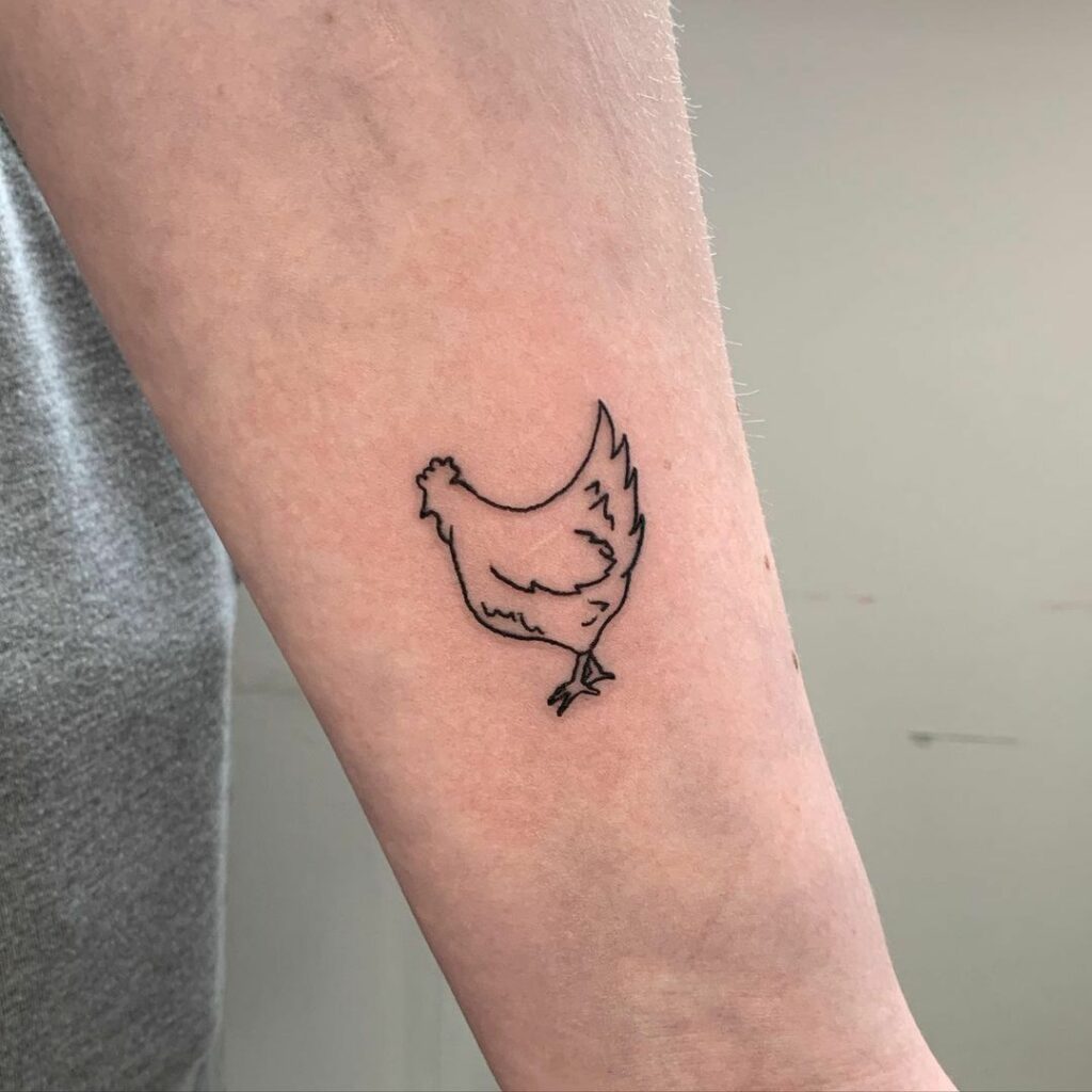 Rooster Tattoo 106