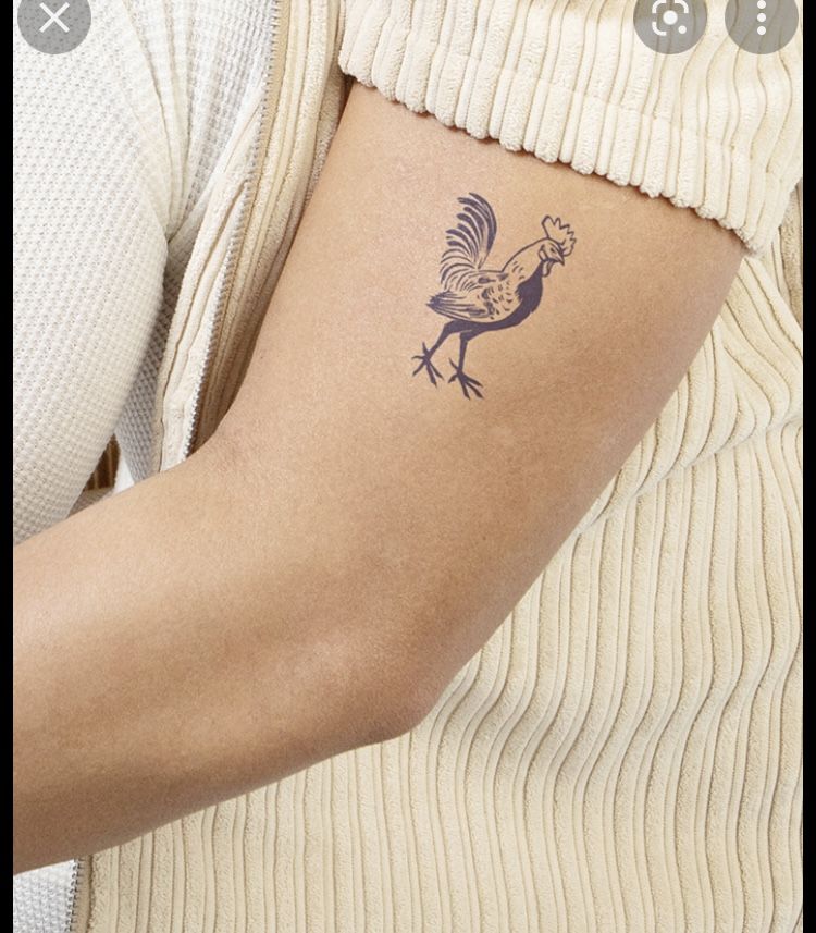 Rooster Tattoo 111