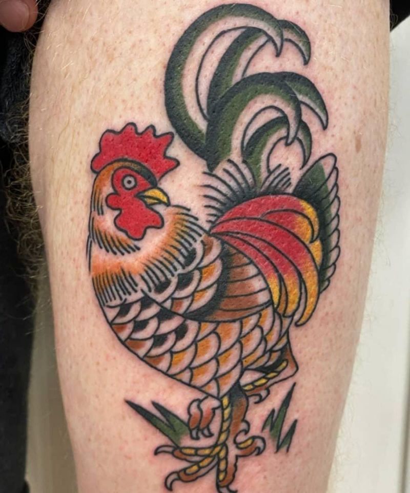 Rooster Tattoo 112