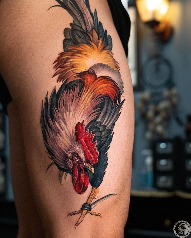 Rooster Tattoo 118