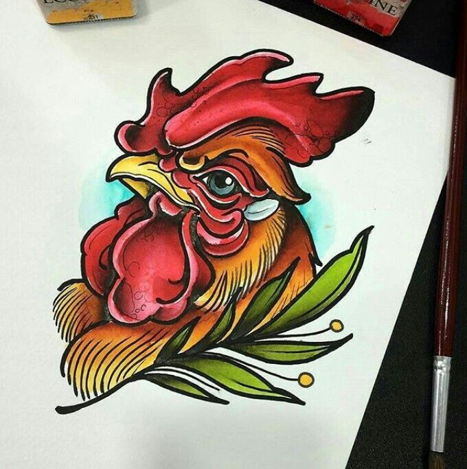 Rooster Tattoo 151