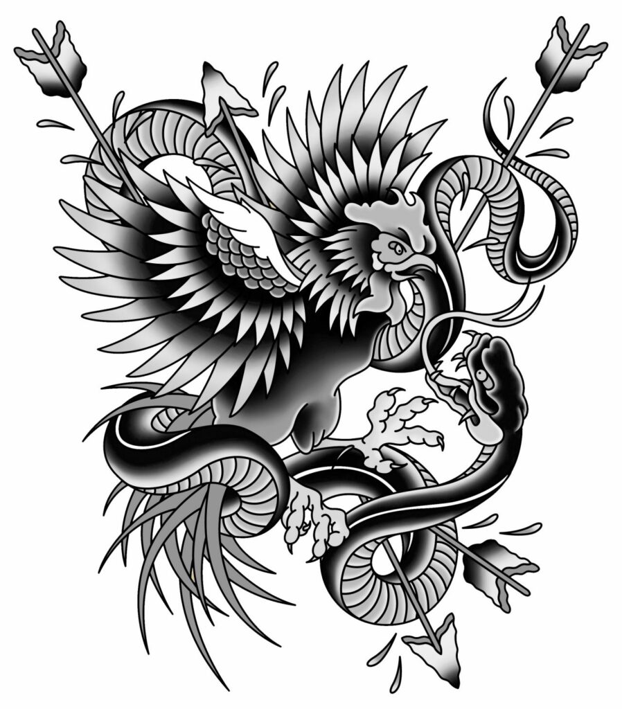 Rooster Tattoo 16