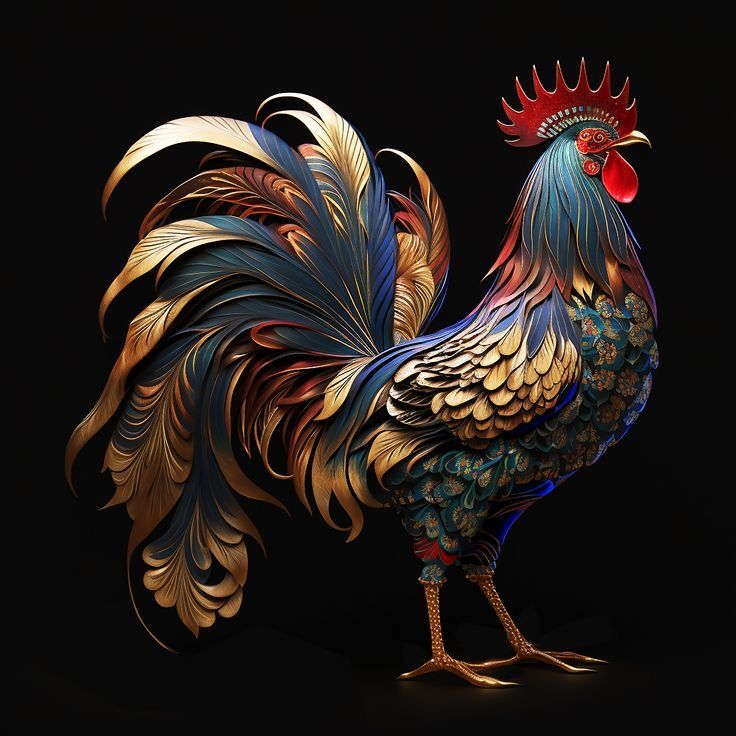 Rooster Tattoo 160
