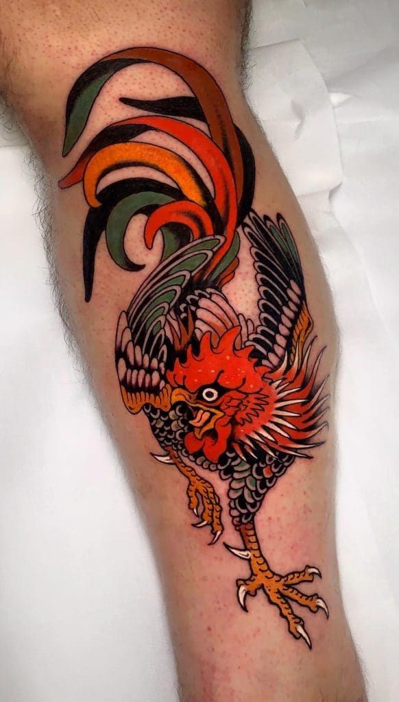 Rooster Tattoo 169
