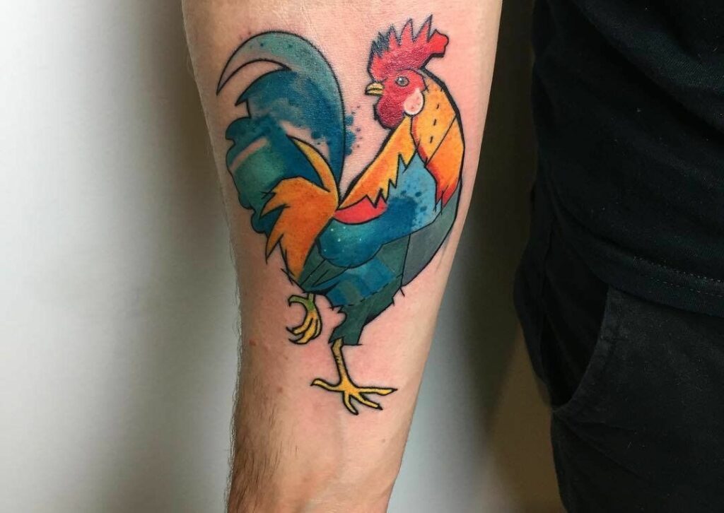 Rooster Tattoo 184