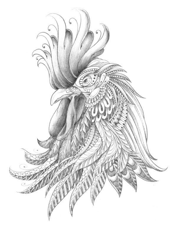 Rooster Tattoo 191