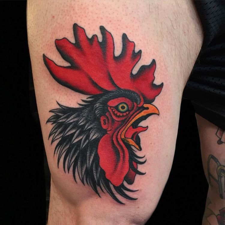 Rooster Tattoo 202