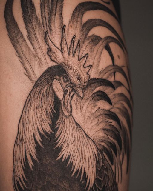 Rooster Tattoo 226