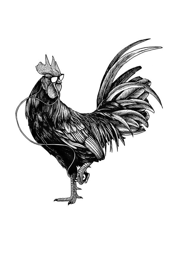 Rooster Tattoo 232