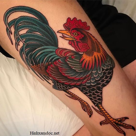 Rooster Tattoo 242