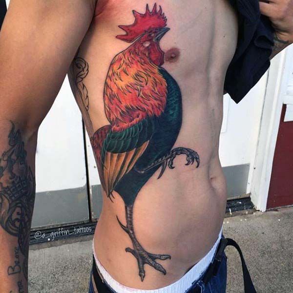 Rooster Tattoo 243