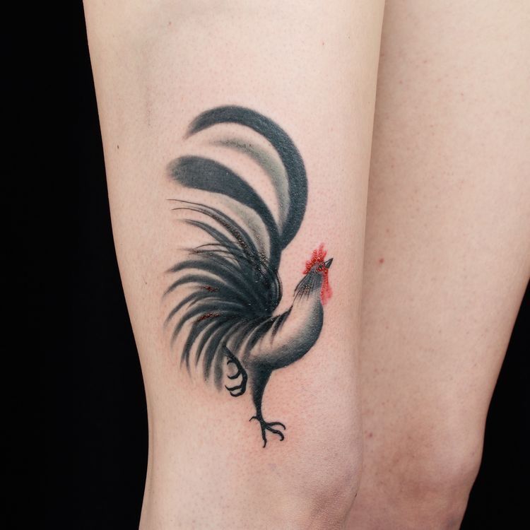 Rooster Tattoo 256